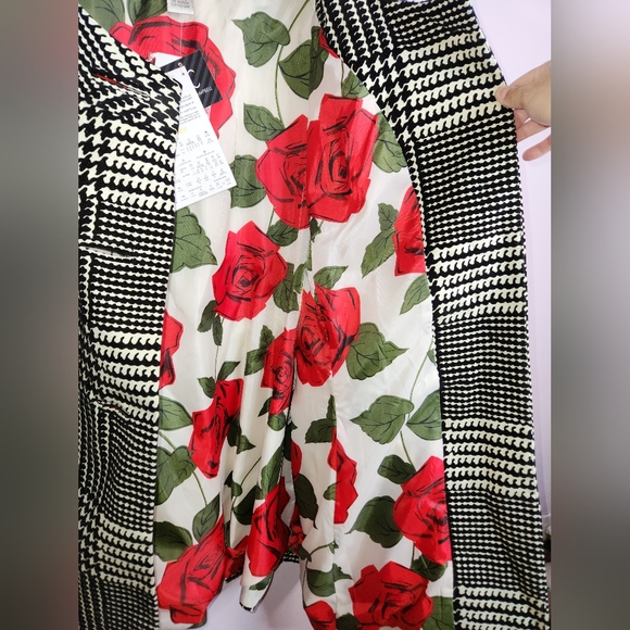 Sara Campbell Open Jacket Black & White, size 3X - Picture 9 of 12